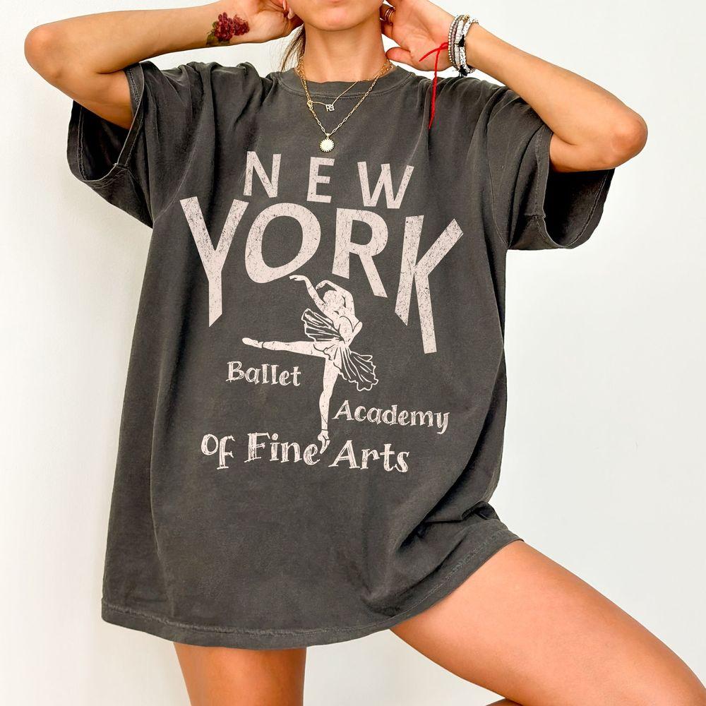 Distressed Ballet Graphic Vintage Wash Ballerina 3 Shirt Distressed Ballet Graphic Vintage Wash Ballerina 3 Shirt