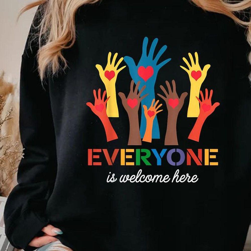 Everyone Is Welcome Here Idaho Teacher 4 Tshirt Everyone Is Welcome Here Idaho Teacher 4 Tshirt