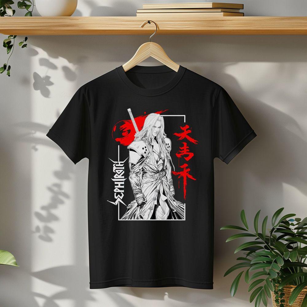 Final Fantasy 7 Sephiroth Anime Tshirt Final Fantasy 7 Sephiroth Anime Tshirt