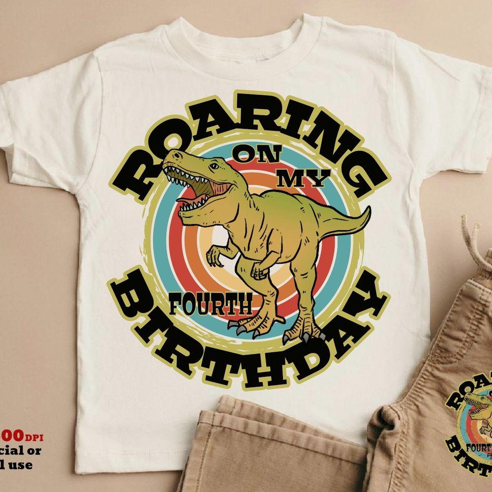 Fourth Birthday Tshirt Fourth Birthday Tshirt