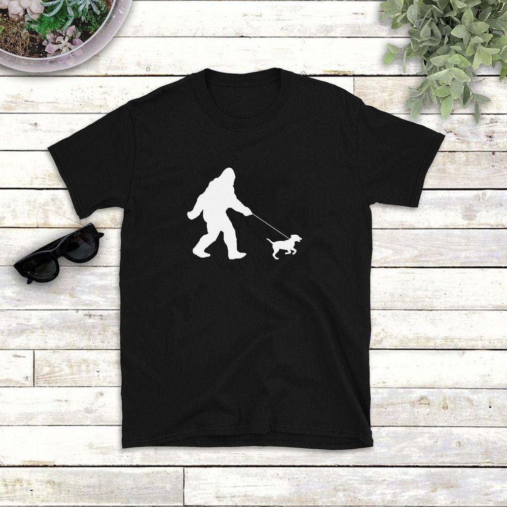 Funny Bigfoot Walking Dog Awesome Shirt Funny Bigfoot Walking Dog Awesome Shirt