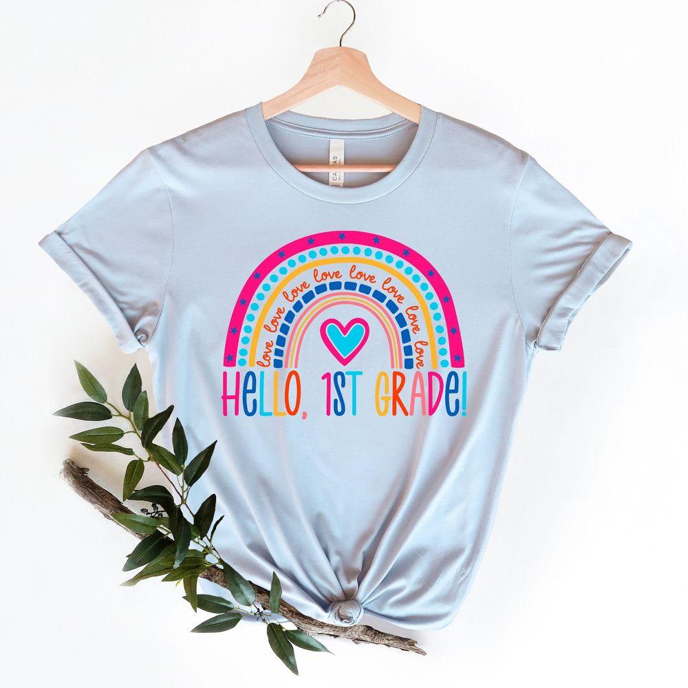 Hello 1st Grade Teach Love Inspire Shirt Hello 1st Grade Teach Love Inspire Shirt