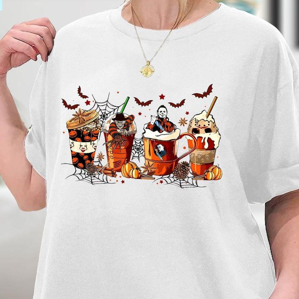 Horror Movie Coffee Tshirt Horror Movie Coffee Tshirt