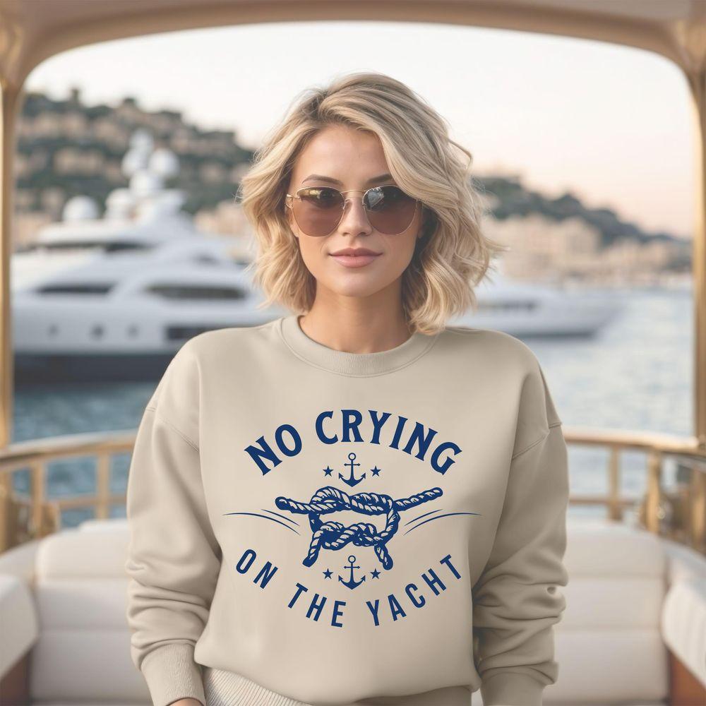 No Crying On The Yacht Tshirt No Crying On The Yacht Tshirt
