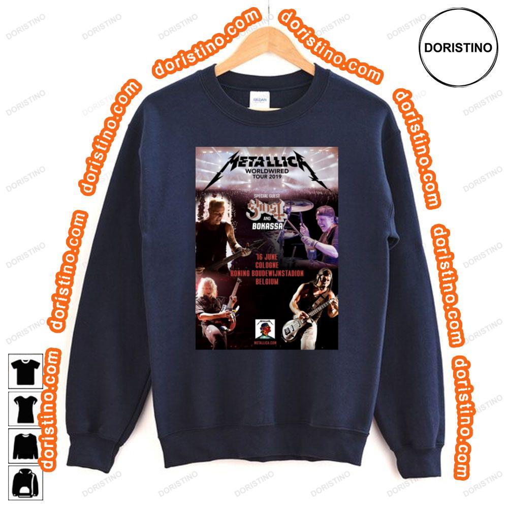 Metallica Worldwired 2019 Brussels Koning Boudewijnstadion Shirt Metallica Worldwired 2019 Brussels Koning Boudewijnstadion Shirt
