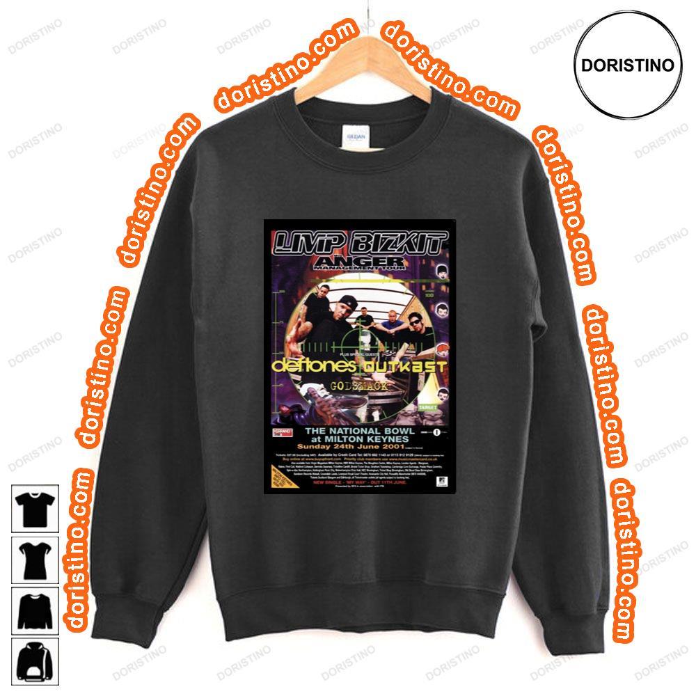 Limp Bizkit Anger Management Tour 2001 Milton Keynes Bowl Awesome Shirt Limp Bizkit Anger Management Tour 2001 Milton Keynes Bowl Awesome Shirt