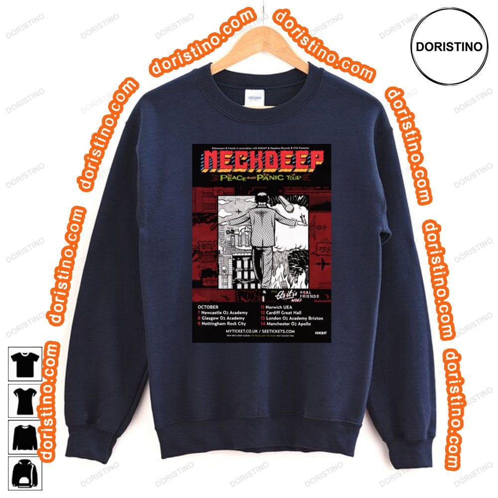 Neck Deep The Peace The Panic 2017 Uk Tour Awesome Shirt Neck Deep The Peace The Panic 2017 Uk Tour Awesome Shirt