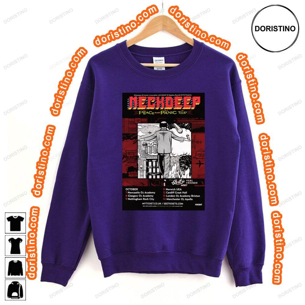 Neck Deep The Peace The Panic 2017 Uk Tour Awesome Shirt Neck Deep The Peace The Panic 2017 Uk Tour Awesome Shirt