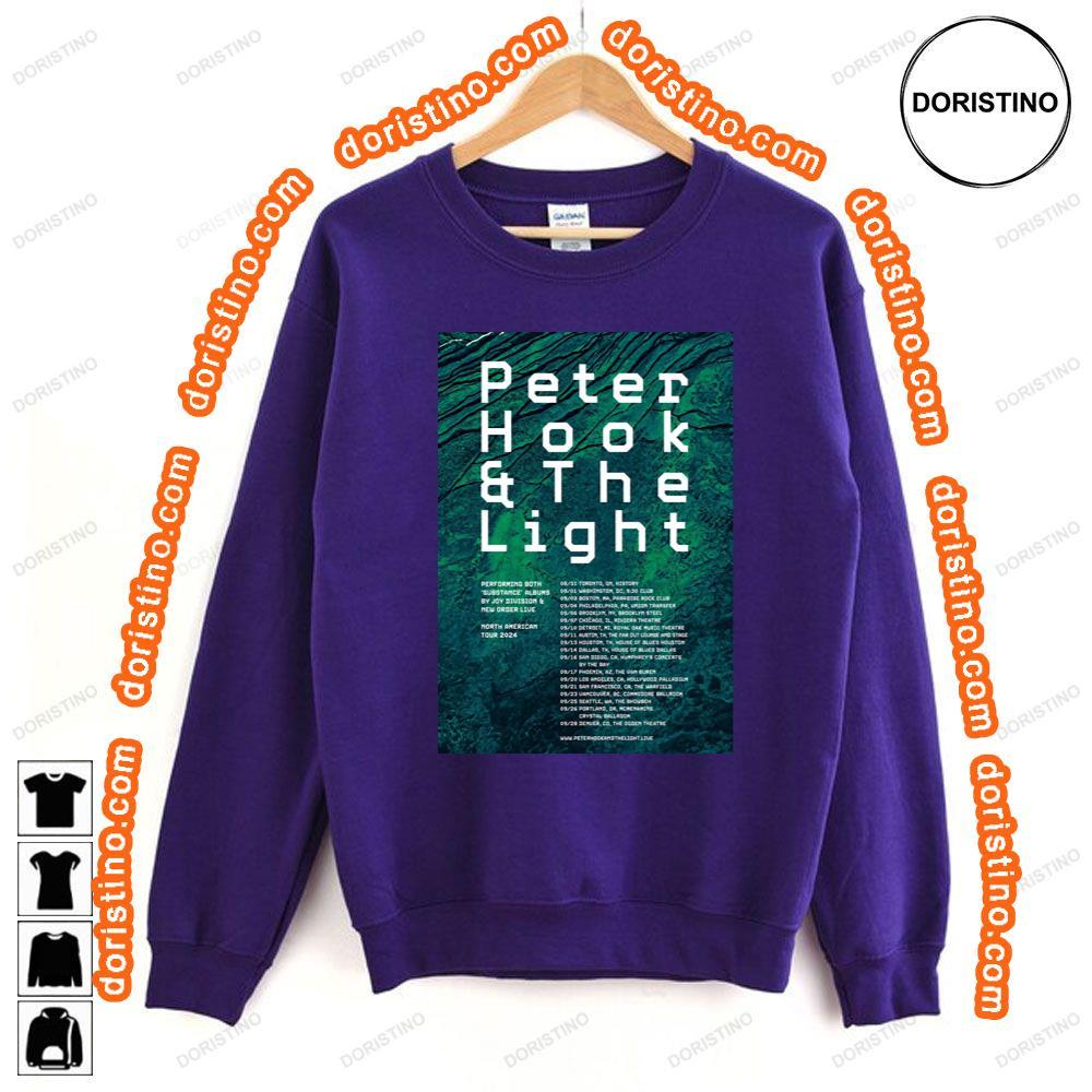 Peter Hook Light North American 2024 Tour Shirt Peter Hook Light North American 2024 Tour Shirt