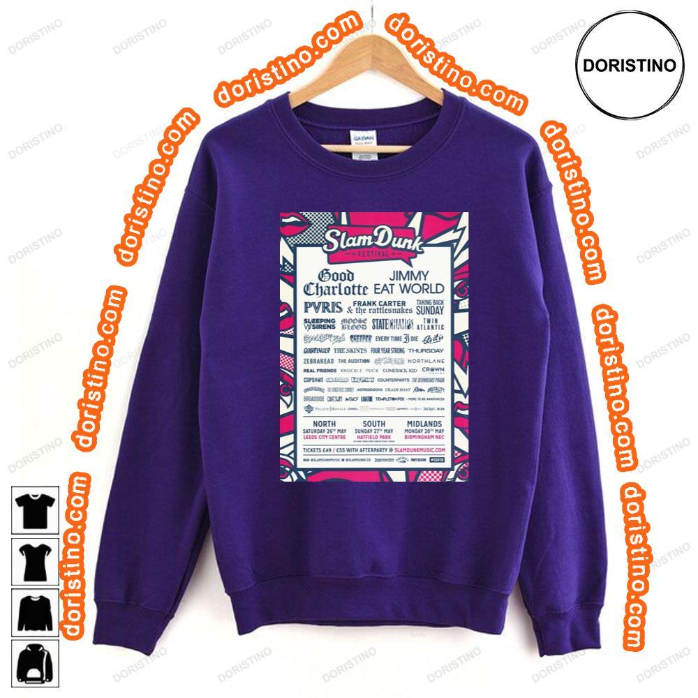 Slam Dunk Festival 2018 Good Charlotte Jimmy Eat World Awesome Shirt Slam Dunk Festival 2018 Good Charlotte Jimmy Eat World Awesome Shirt