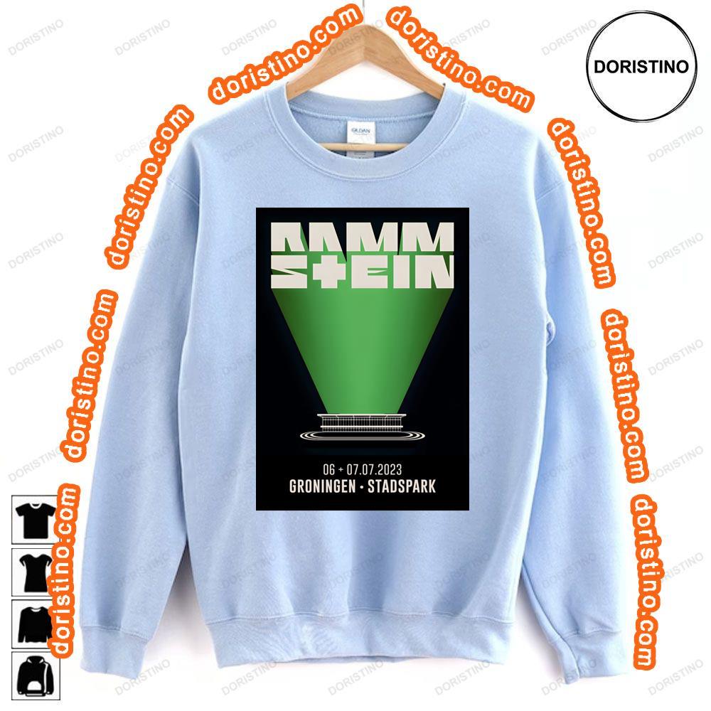 Rammstein Europe 2023 Netherlands Groningen Stadsp Tshirt Rammstein Europe 2023 Netherlands Groningen Stadsp Tshirt