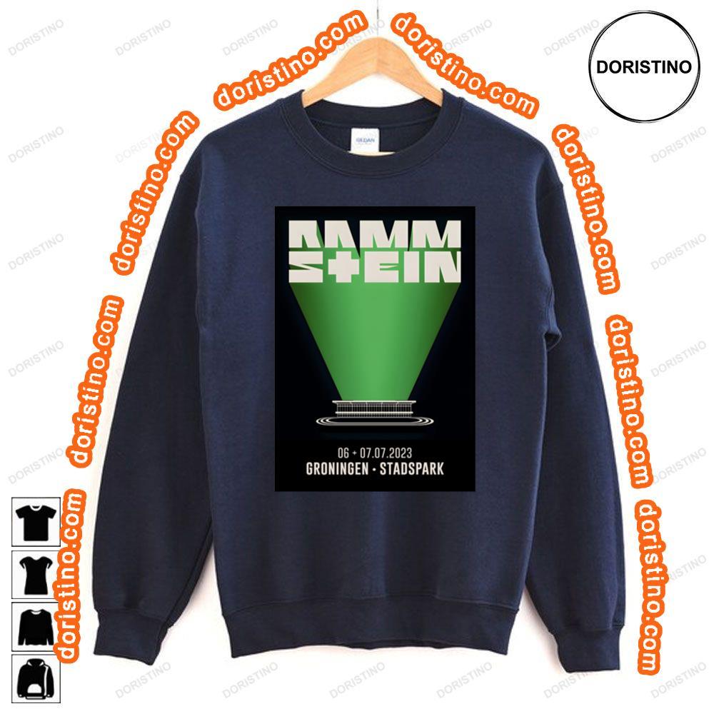 Rammstein Europe 2023 Netherlands Groningen Stadsp Tshirt Rammstein Europe 2023 Netherlands Groningen Stadsp Tshirt