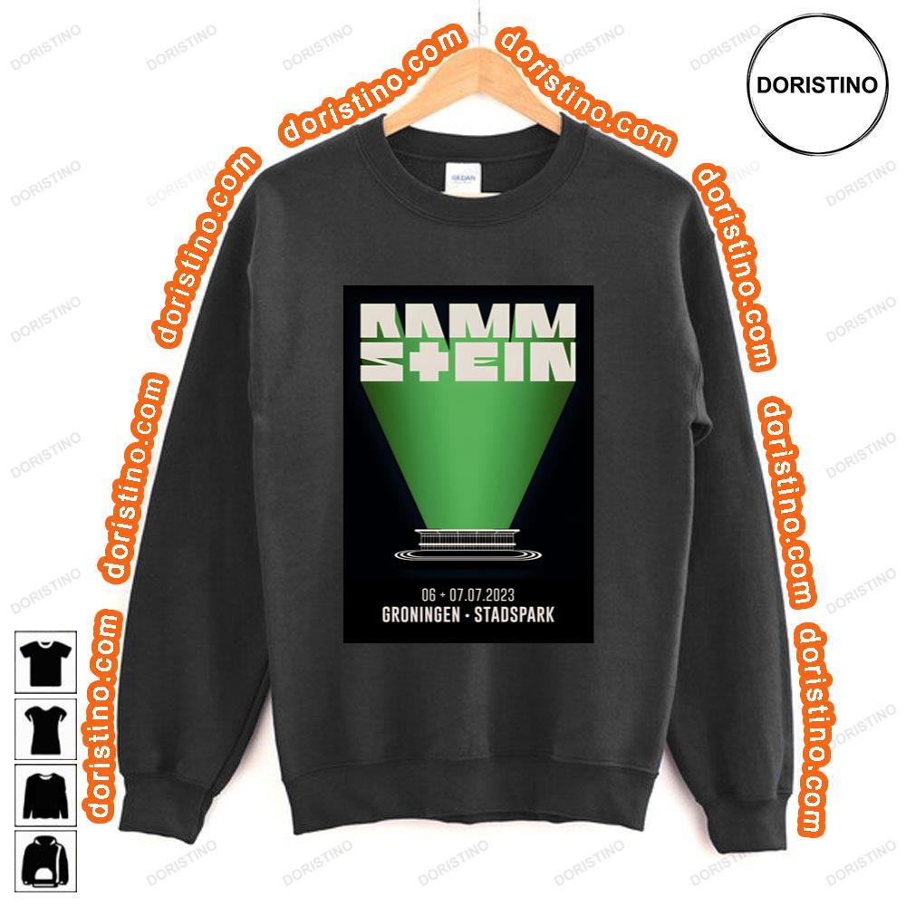 Rammstein Europe 2023 Netherlands Groningen Stadsp Tshirt Rammstein Europe 2023 Netherlands Groningen Stadsp Tshirt