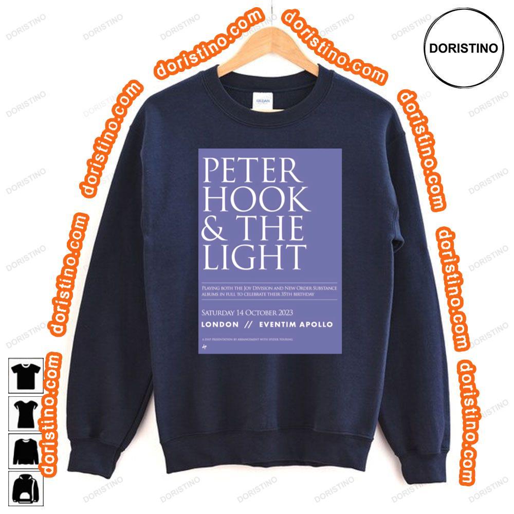 Peter Hook The Light London Event Apollo 14 October 2023 Tshirt Peter Hook The Light London Event Apollo 14 October 2023 Tshirt