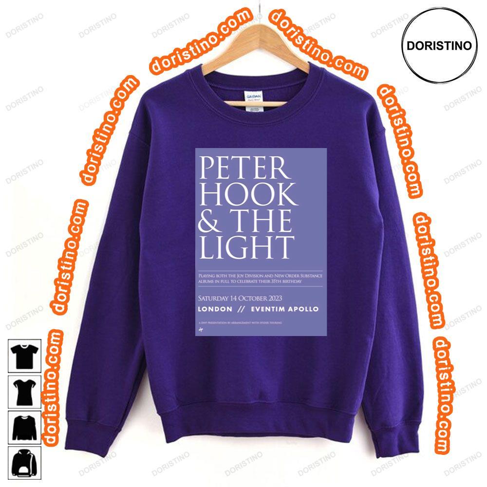 Peter Hook The Light London Event Apollo 14 October 2023 Tshirt Peter Hook The Light London Event Apollo 14 October 2023 Tshirt