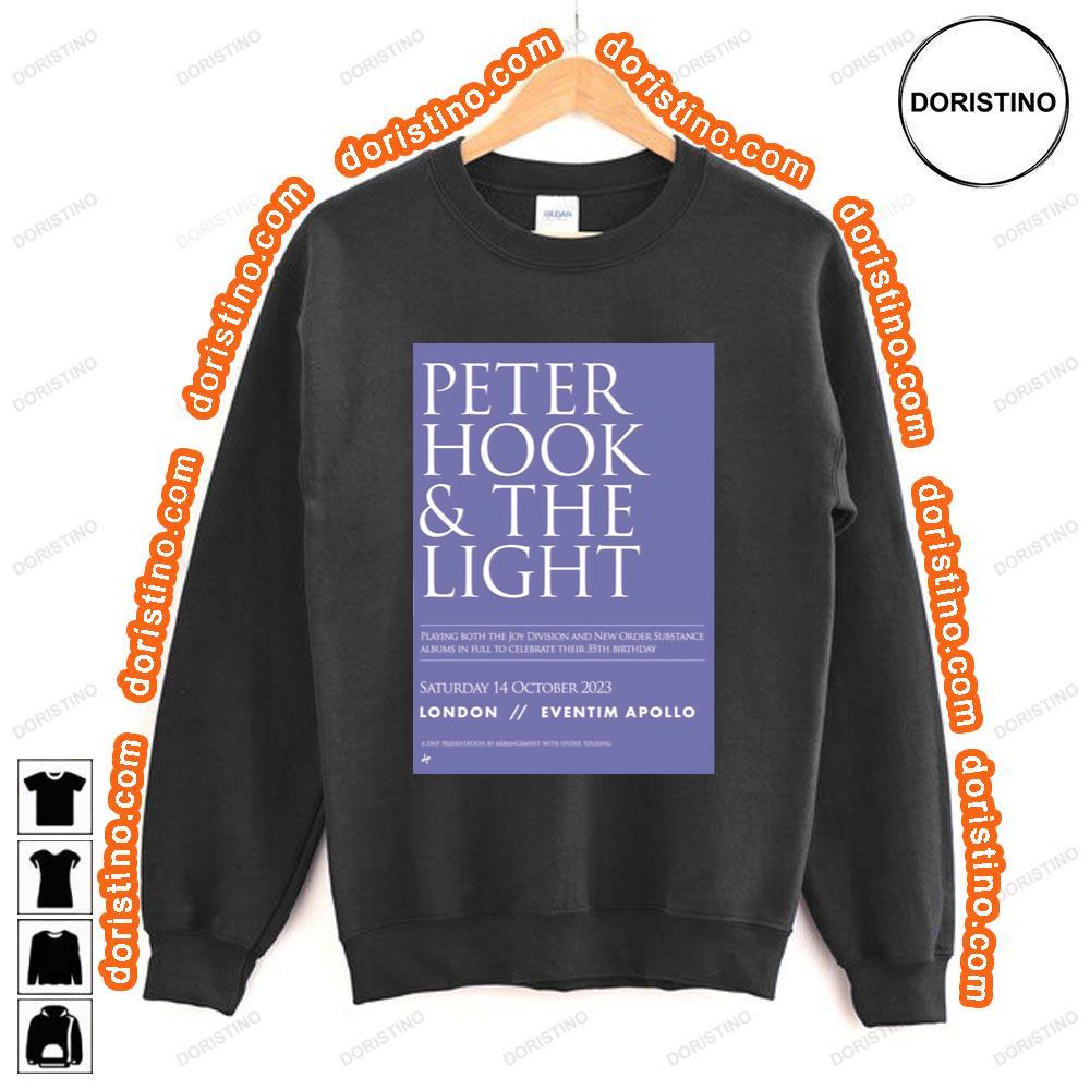 Peter Hook The Light London Event Apollo 14 October 2023 Tshirt Peter Hook The Light London Event Apollo 14 October 2023 Tshirt