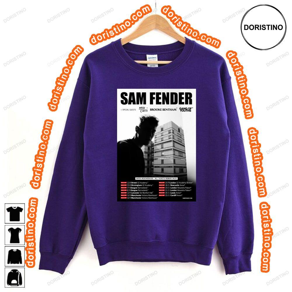 Sam Fender 2022 Uk Tour Tshirt Sam Fender 2022 Uk Tour Tshirt