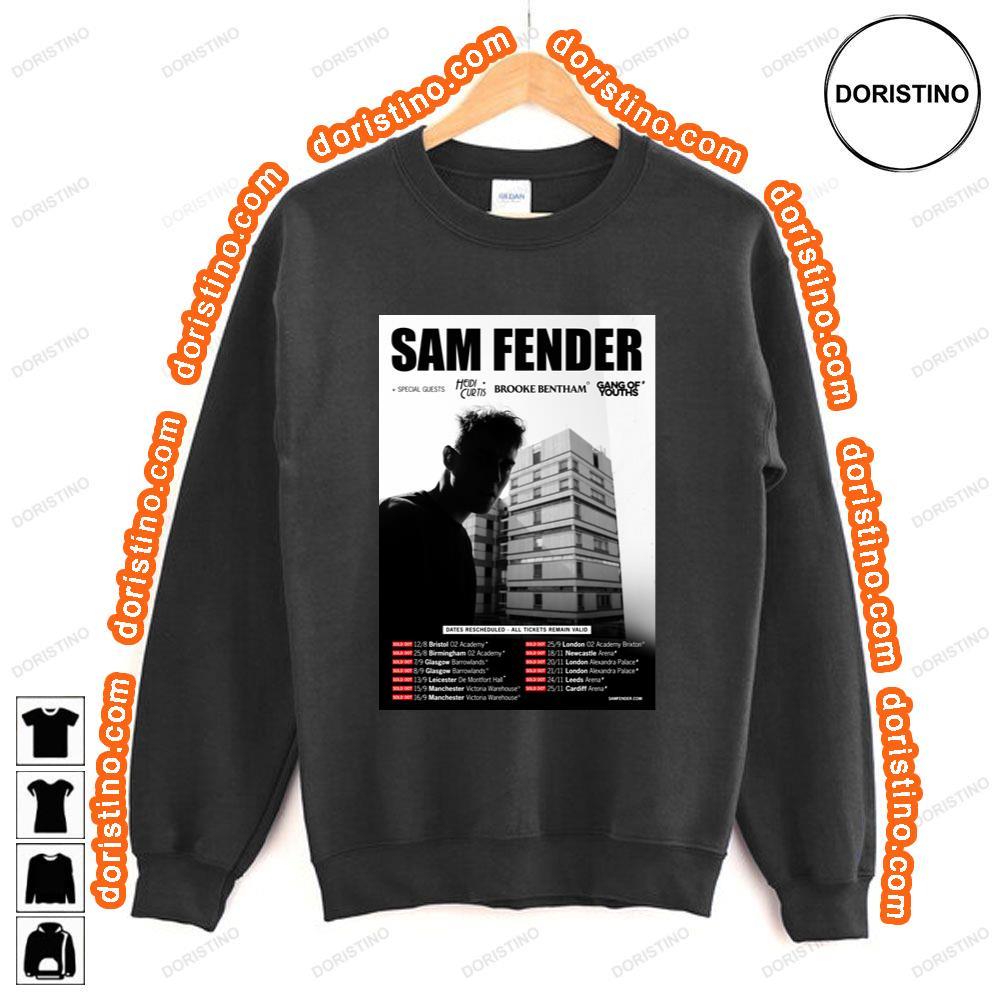 Sam Fender 2022 Uk Tour Tshirt Sam Fender 2022 Uk Tour Tshirt