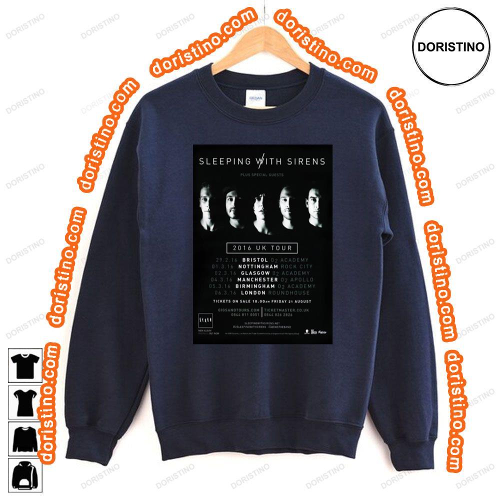 Sleeping With Sirens Madness 2016 Uk Tour Shirt Sleeping With Sirens Madness 2016 Uk Tour Shirt