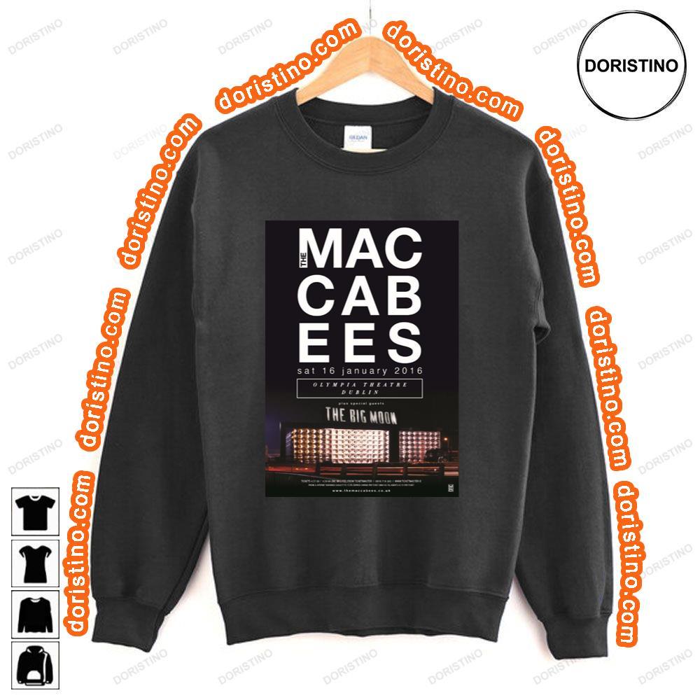 The Maccabees Olympia Dublin Theatre January 2016 Tshirt The Maccabees Olympia Dublin Theatre January 2016 Tshirt