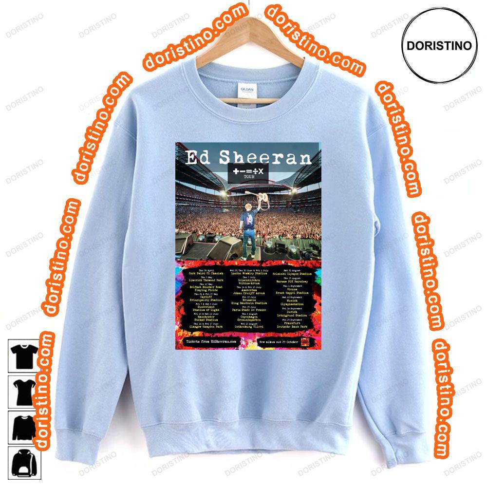 Ed Sheeran Mathematics Tour X 2022 European Uk Tour Shirt Ed Sheeran Mathematics Tour X 2022 European Uk Tour Shirt