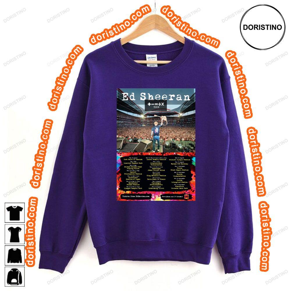 Ed Sheeran Mathematics Tour X 2022 European Uk Tour Shirt Ed Sheeran Mathematics Tour X 2022 European Uk Tour Shirt