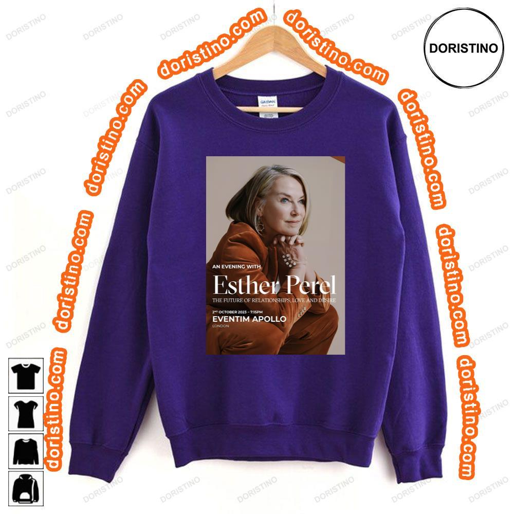 Esther Peel An Evening With The Future Of Relationships Love Desire 2023 Shirt Esther Peel An Evening With The Future Of Relationships Love Desire 2023 Shirt