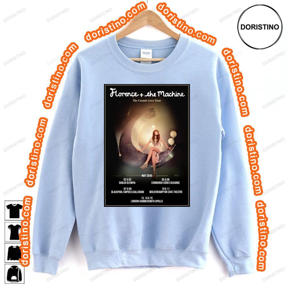 Florence The Machine Lungs The Cosmic Love 2010 Uk Tour Tshirt Florence The Machine Lungs The Cosmic Love 2010 Uk Tour Tshirt