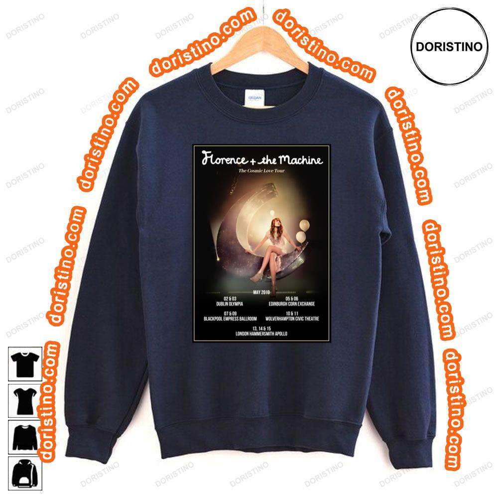 Florence The Machine Lungs The Cosmic Love 2010 Uk Tour Tshirt Florence The Machine Lungs The Cosmic Love 2010 Uk Tour Tshirt