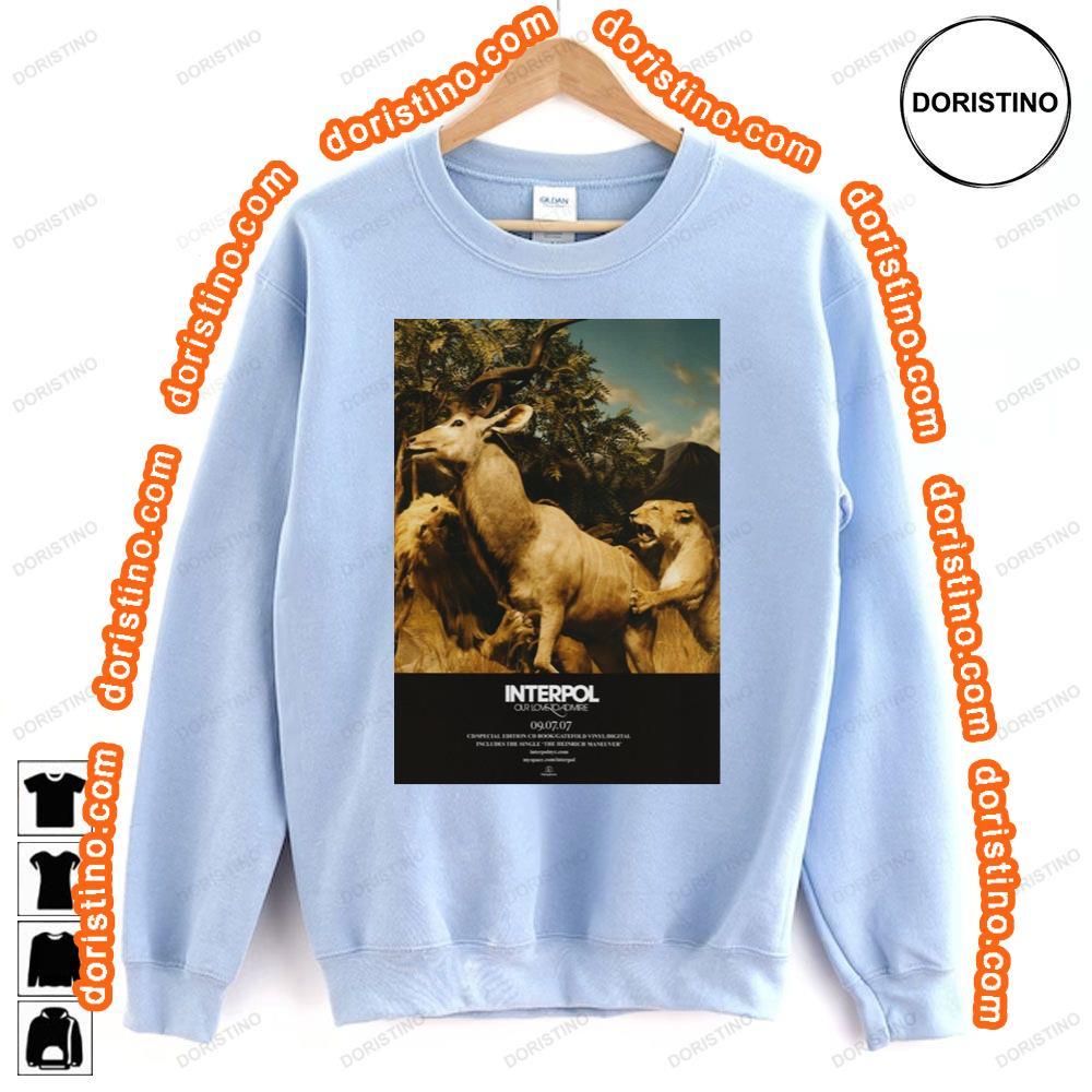 Interpol Our Love To Admire Tshirt Interpol Our Love To Admire Tshirt