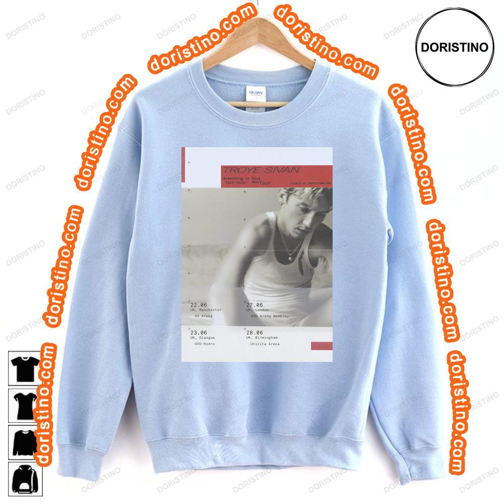 Troye Sivan Something To Give Each Other 2024 Uk Tour Awesome Shirt Troye Sivan Something To Give Each Other 2024 Uk Tour Awesome Shirt