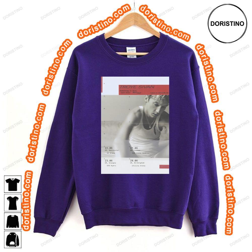 Troye Sivan Something To Give Each Other 2024 Uk Tour Awesome Shirt Troye Sivan Something To Give Each Other 2024 Uk Tour Awesome Shirt