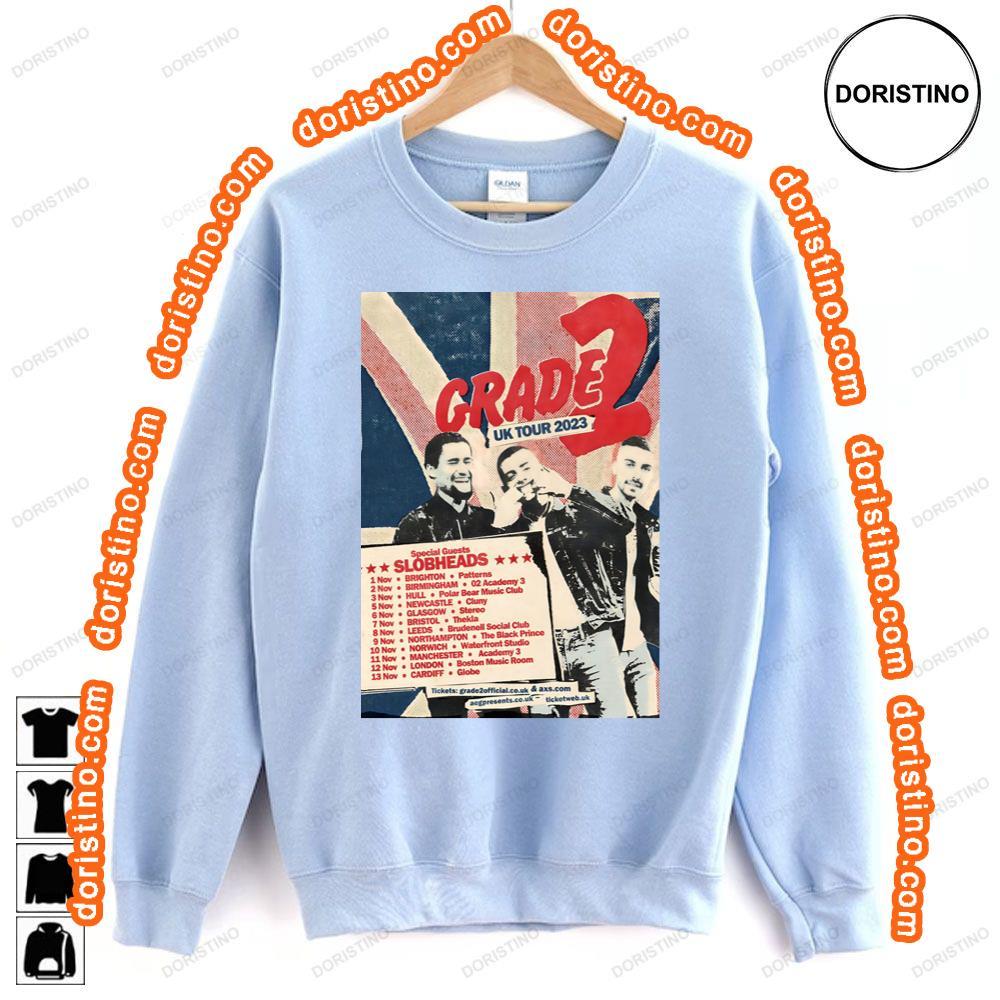 Grade 2 Self Titled 2023 Uk Tour Tshirt Grade 2 Self Titled 2023 Uk Tour Tshirt