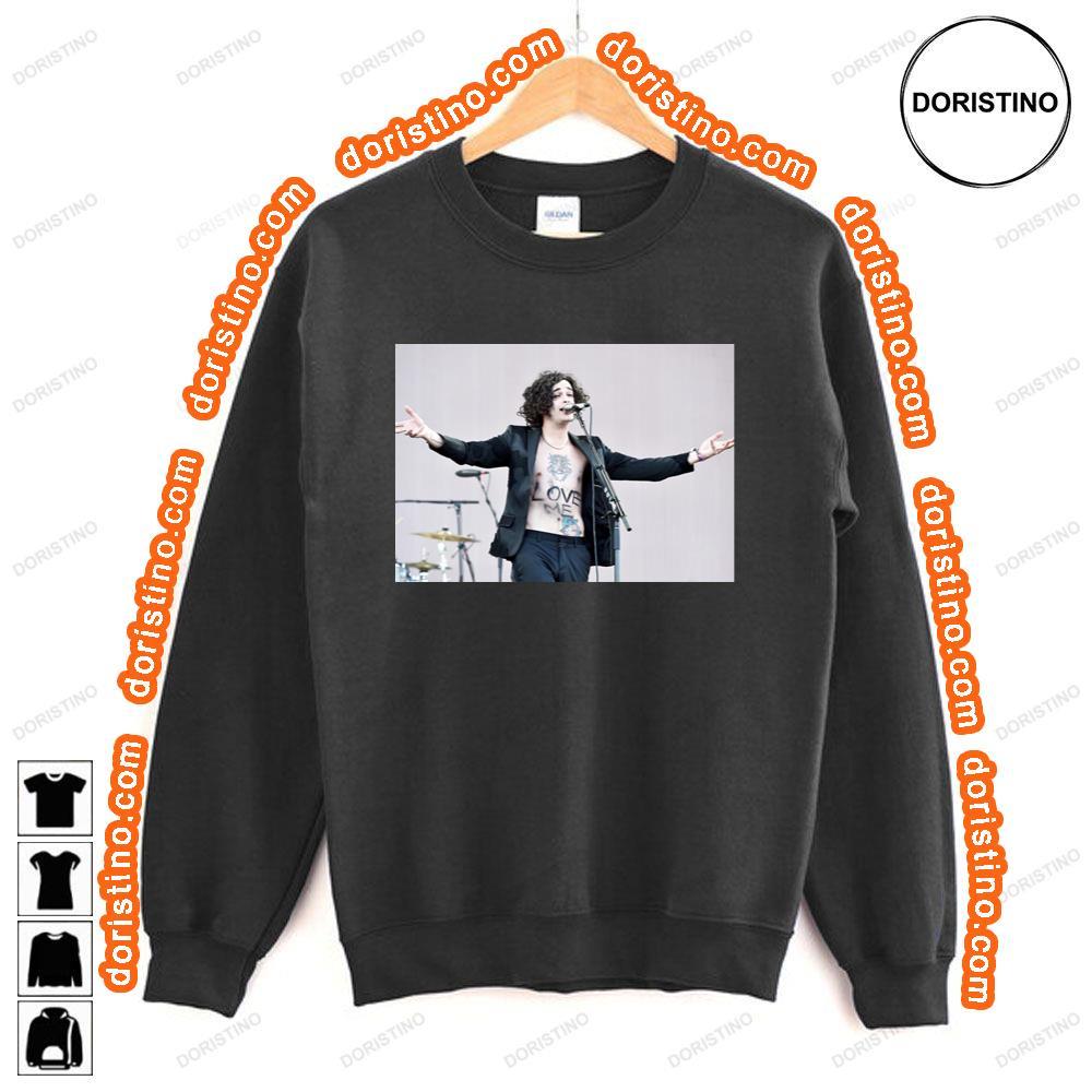 Matt Healy Singer The 1975 Ss1al Shirt Matt Healy Singer The 1975 Ss1al Shirt