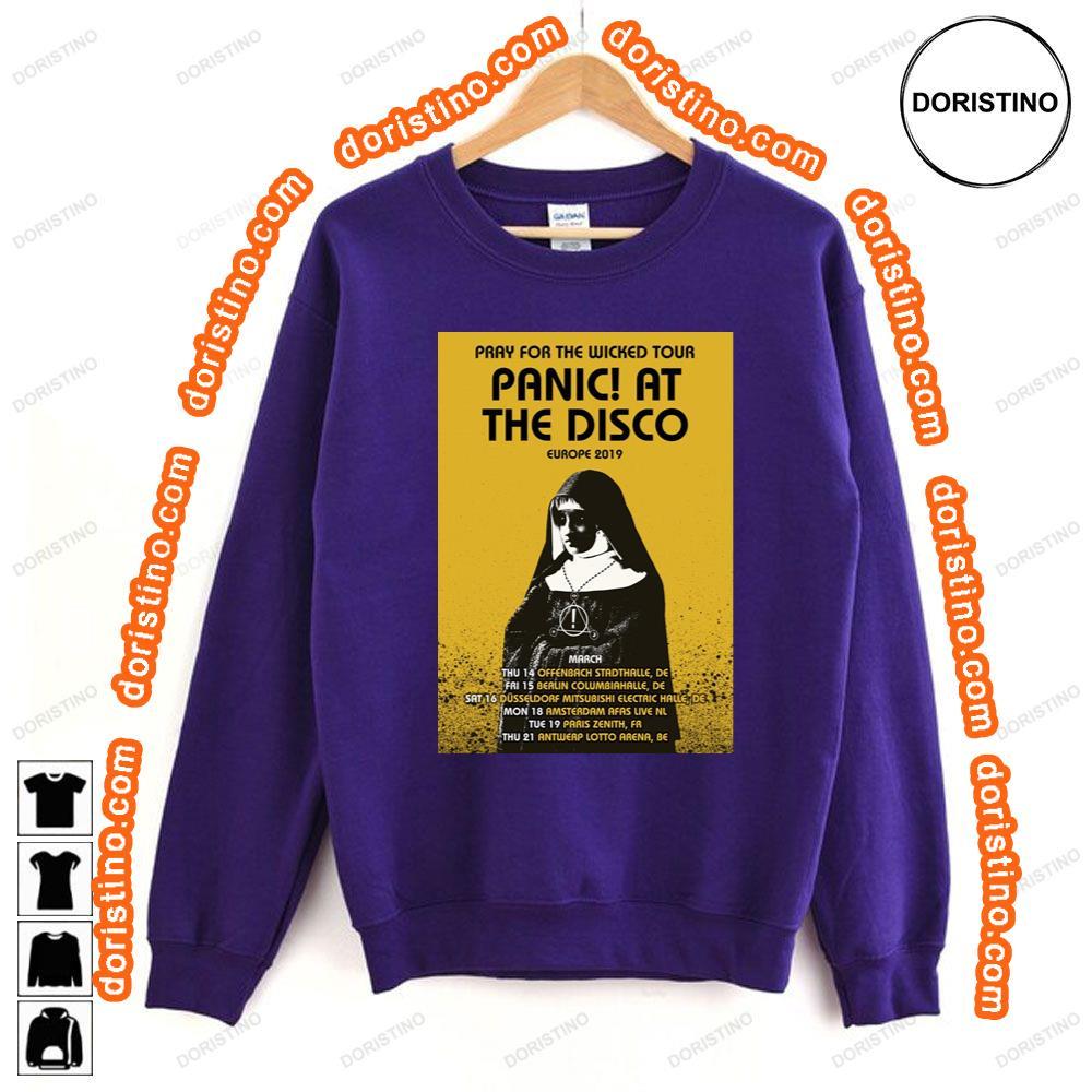 Panic At The Disco Pray For The Wicked Yellow Tshirt Panic At The Disco Pray For The Wicked Yellow Tshirt