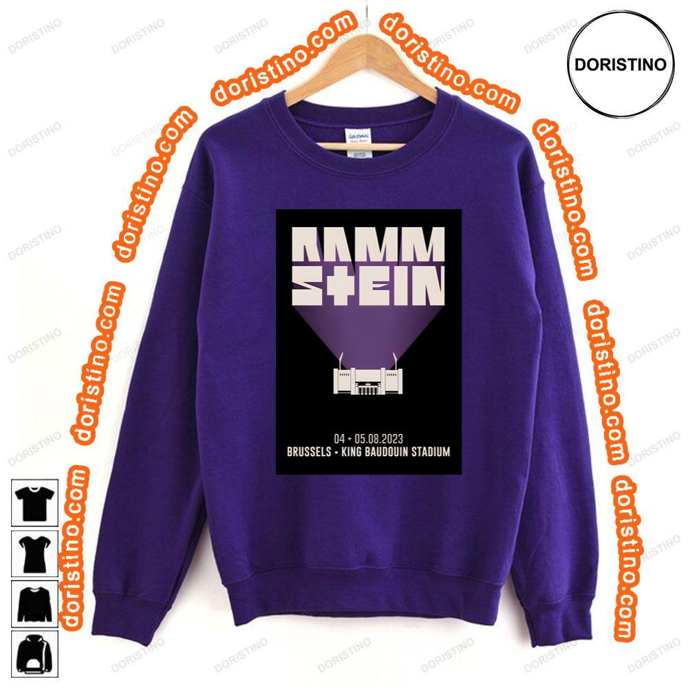 Rammstein Europe 2023 Belgium Brussels King Baudouin Stad Shirt Rammstein Europe 2023 Belgium Brussels King Baudouin Stad Shirt