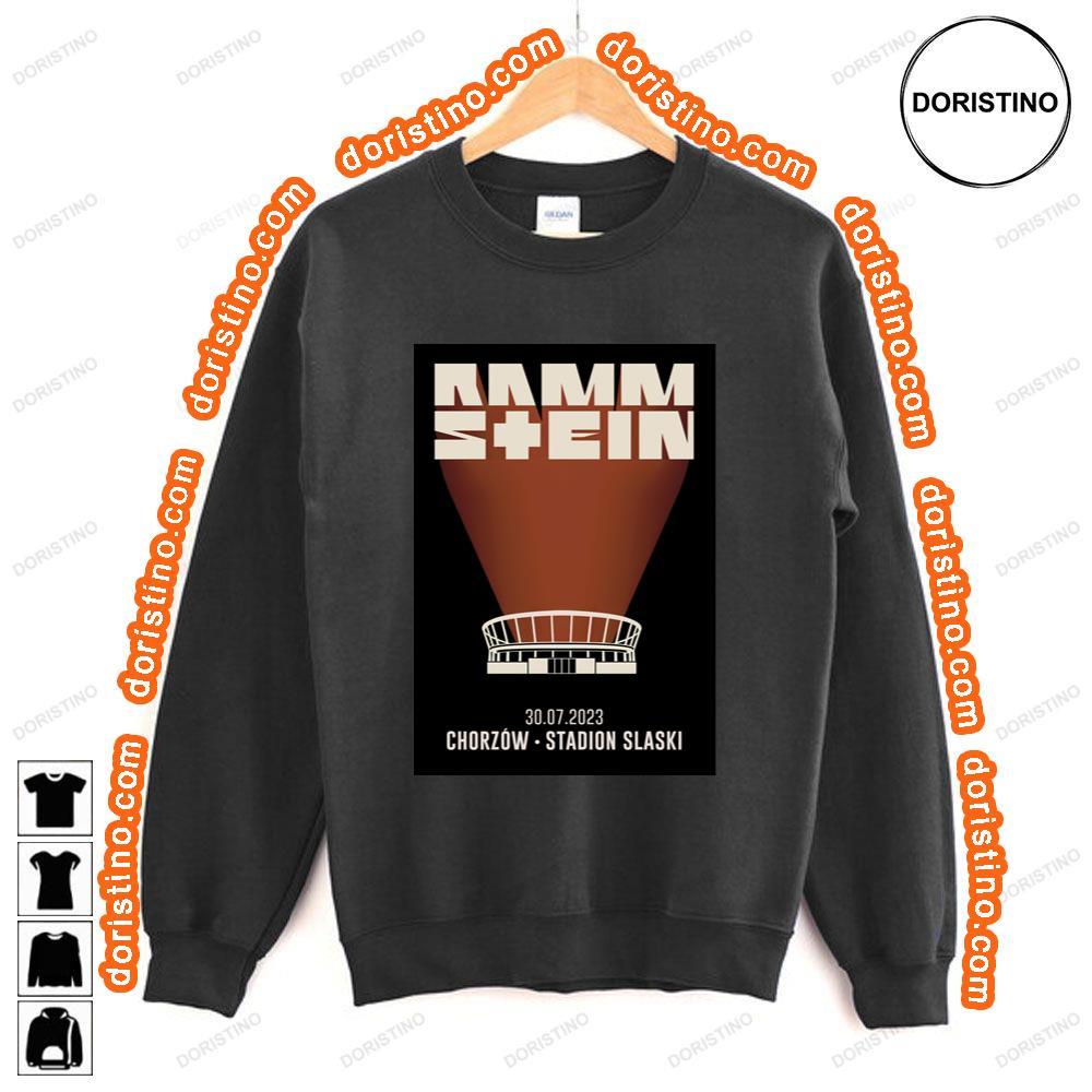 Rammstein Europe 2023 Poland Chorzw Stadion L Tshirt Rammstein Europe 2023 Poland Chorzw Stadion L Tshirt