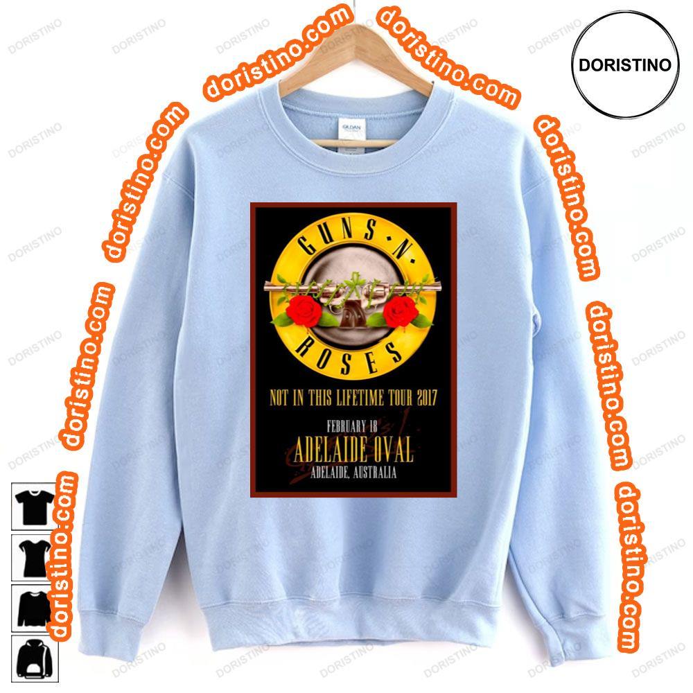 Guns N Roses Adelaide Oval Feb 18 2017 Tshirt Guns N Roses Adelaide Oval Feb 18 2017 Tshirt