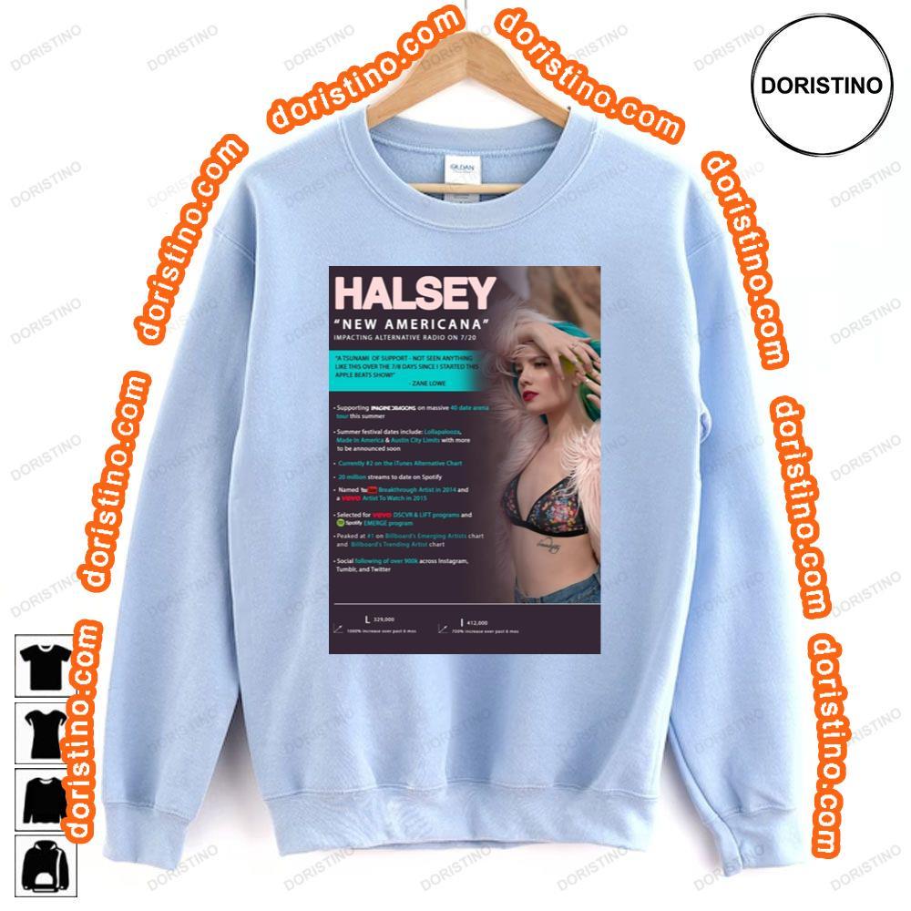 Halsey New Americana Tshirt Halsey New Americana Tshirt
