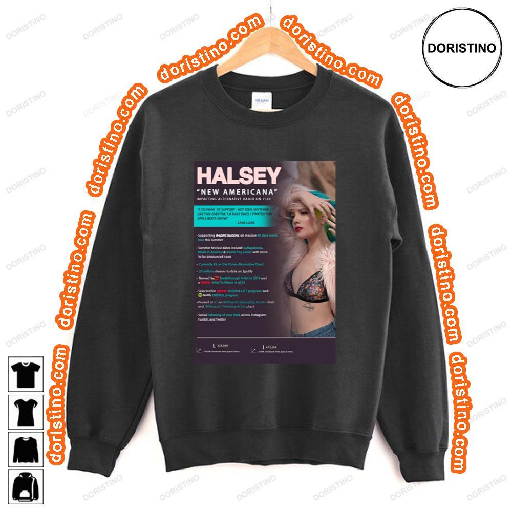 Halsey New Americana Tshirt Halsey New Americana Tshirt