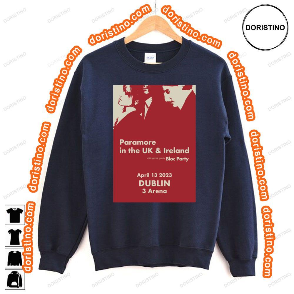 Paramore In The Uk Ireland This Is Why 2023 Tour Dublin 3 Arena Tshirt Paramore In The Uk Ireland This Is Why 2023 Tour Dublin 3 Arena Tshirt