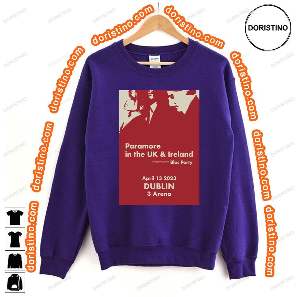 Paramore In The Uk Ireland This Is Why 2023 Tour Dublin 3 Arena Tshirt Paramore In The Uk Ireland This Is Why 2023 Tour Dublin 3 Arena Tshirt