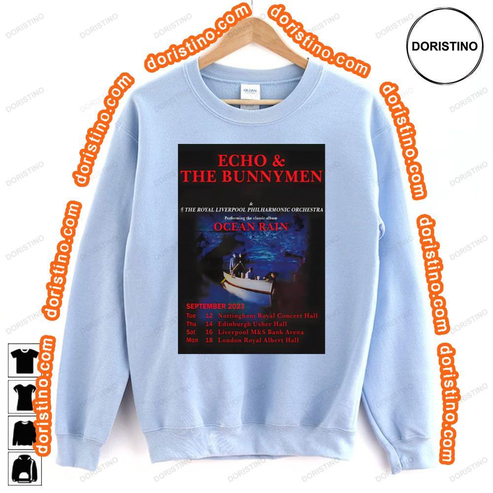 Echo The Bunneymen The Royal Philharmonic Orchestra 2023 Uk Tour Tshirt Echo The Bunneymen The Royal Philharmonic Orchestra 2023 Uk Tour Tshirt