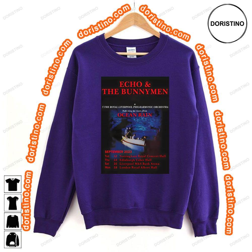 Echo The Bunneymen The Royal Philharmonic Orchestra 2023 Uk Tour Tshirt Echo The Bunneymen The Royal Philharmonic Orchestra 2023 Uk Tour Tshirt