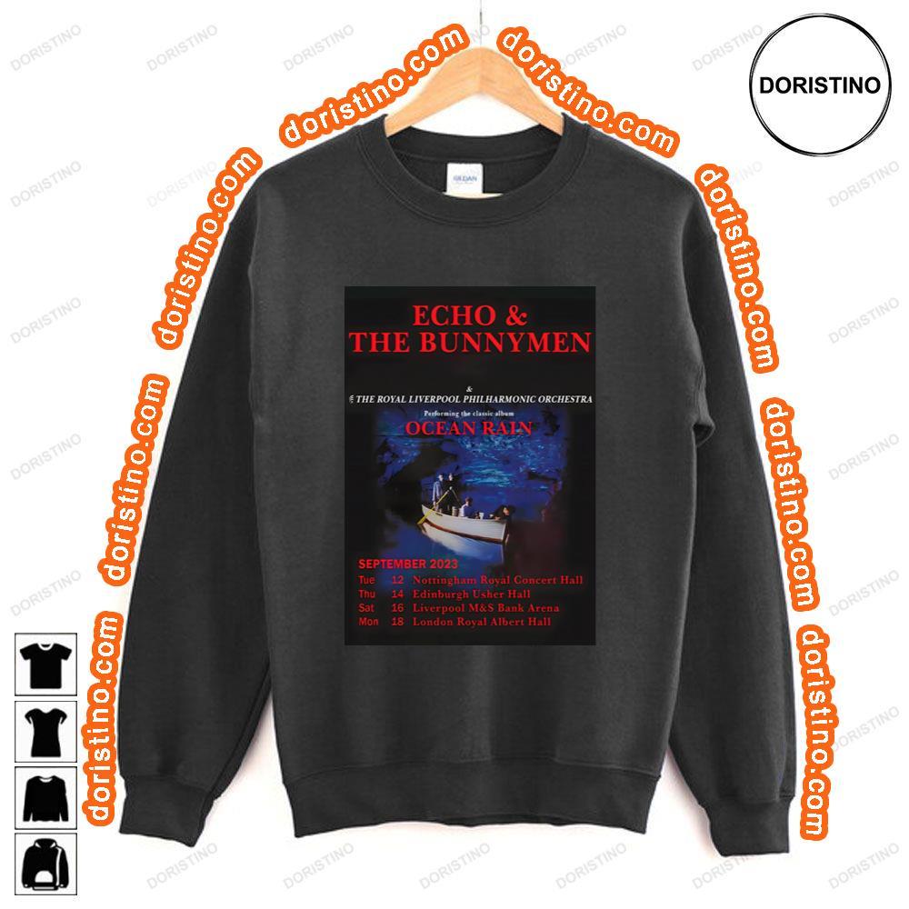 Echo The Bunneymen The Royal Philharmonic Orchestra 2023 Uk Tour Tshirt Echo The Bunneymen The Royal Philharmonic Orchestra 2023 Uk Tour Tshirt