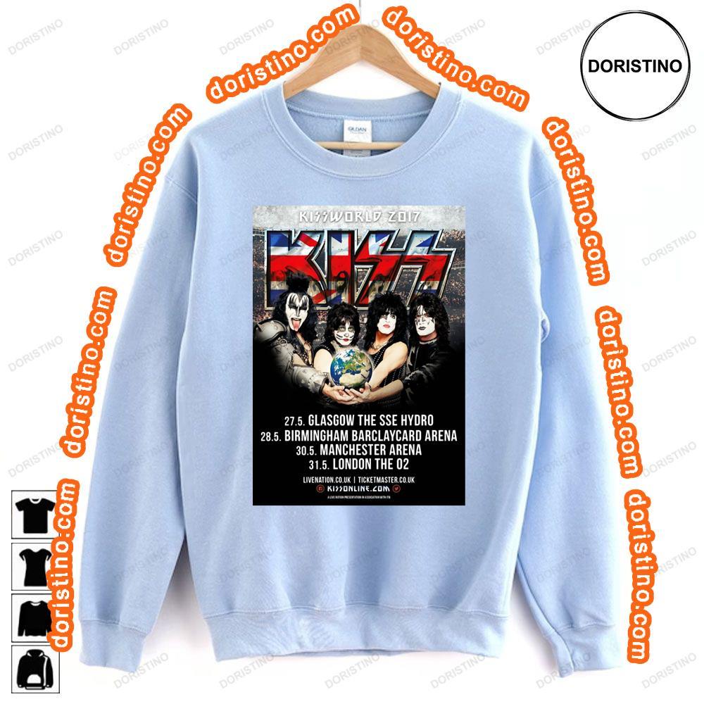 Kiss Kissworld 2017 Uk Tour Awesome Shirt Kiss Kissworld 2017 Uk Tour Awesome Shirt