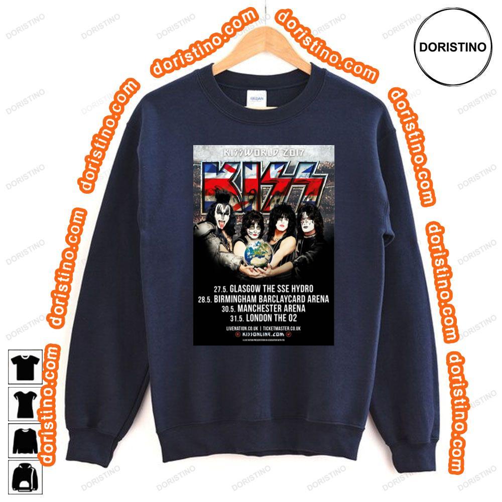 Kiss Kissworld 2017 Uk Tour Awesome Shirt Kiss Kissworld 2017 Uk Tour Awesome Shirt