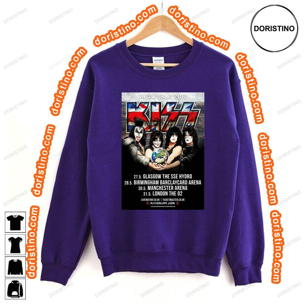 Kiss Kissworld 2017 Uk Tour Awesome Shirt Kiss Kissworld 2017 Uk Tour Awesome Shirt