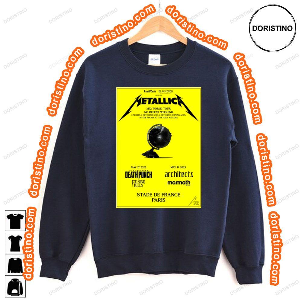 Metallica 72 Seasons 2023 2024 Paris Stade De France Shirt Metallica 72 Seasons 2023 2024 Paris Stade De France Shirt
