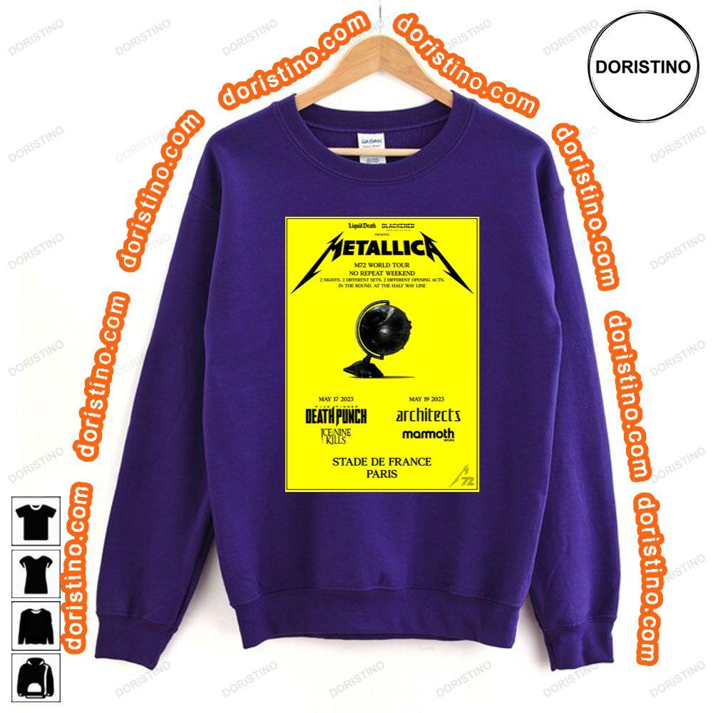 Metallica 72 Seasons 2023 2024 Paris Stade De France Shirt Metallica 72 Seasons 2023 2024 Paris Stade De France Shirt